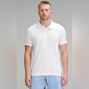 Lululemon Men’s Metal Vent Tech Polo New with Tags Size XXL White Stripe C26